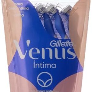 Gillette Venus Íntima, Aparelho de Depilação Íntima Feminino Descartável, 4 Uds