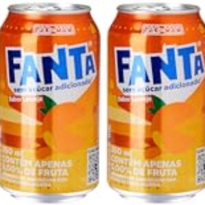 Pack de Fanta Laranja Zero lata 350ml 6 unidades