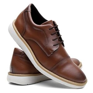 Sapato Social Masculino Casual Derby De Amarrar - Tabaco/41