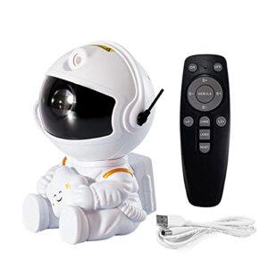 Projetor de luz da galáxia do astronauta - Projetor de céu estrelado de astronauta | Night Light com céu estrelado e controle remoto, estimula a imaginação e a criatividade das crianças Comfrey