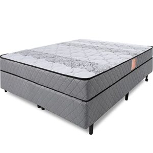 Cama Box Colchão Viúva Firme Espuma D33 Antialérgico Certificado 128x188x51cm - BF Colchões