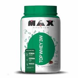 Max Titanium Top Whey 3W Mais Natural (900G) -