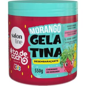 Salon Line, #TODECACHO GELATINA CONDICIONADOR KIDS MORANGO DESEMBARACANTE 550GR