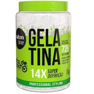 Salon Line, Gelatina Capilar, ToDeCacho, Super Definição, Vegano - Cabelos Ondulados, Cacheados e Crespos, 1 Kg