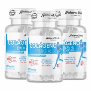 Kit 3x Colageno Tipo 2 Uc 2 + Vitaminas Joelho E Articulação 60 Caps