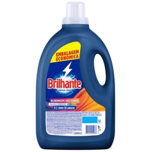 Sabão Líquido Brilhante Limpeza Total 5L - Sabão Líquido