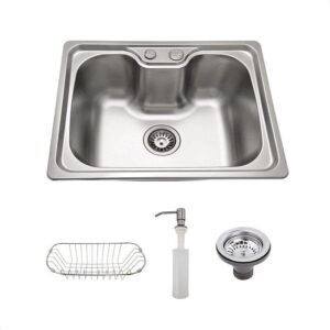 Cuba Pia Cozinha Gourmet Aço Inox Luxo C/ Acessórios - Tubrax - Pia e Cuba de Cozinha