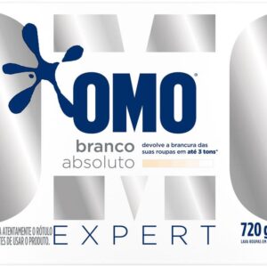 Sabão em Pó Omo Branco Absoluto Expert sem Perfume 720g - Sabão em Pó