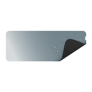 Geonav Mouse Pad Desk, Tecido sintético impermeável e antiderrapante, Toque macio, 80x30cm, OFDP01GR, Cinza