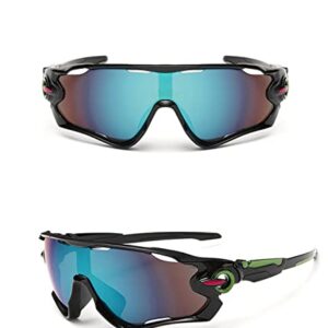 Óculos De Sol Bike Ciclismo Esportivo Proteção Uv Espelhado Preto UV400