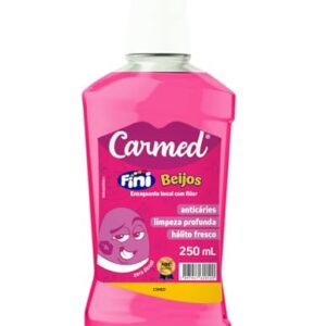 Carmed Fini Beijos Enxaguante Bucal com Flúor 250ml