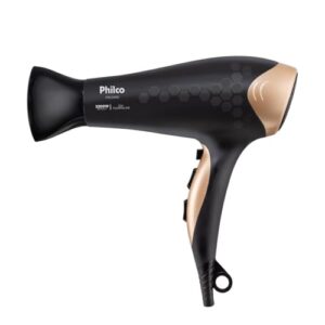 Secador de Cabelos Philco Bivolt 2200W PSC2450 Íons Tourmaline Bivolt