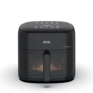 Fritadeira Sem Óleo Air Fryer Eos Chef Gourmet 6.2 Litros Compacta Digital Preto Eaf60p 220v