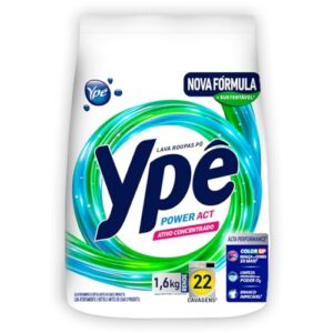 Ypê Lava Roupas em Pó Power Act 1,6Kg (Sachê)