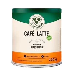 3 Corações Bebida Vegetal Café Latte A Tal da Castanha, Lata 220g