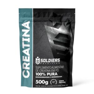 Creatina Monohidratada 500g - 100% Pura Importada - Soldiers Nutrition