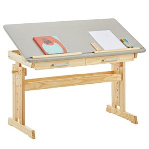 IDIMEX Escrivaninha Mesa de Desenho Olivia em Madeira Maciça