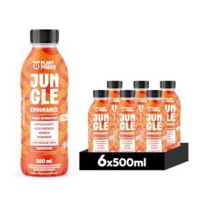 Jungle Endurance Tangerina, Bebida Funcional, 500ml - 6 unidades