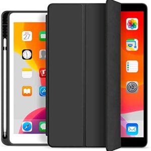 WB Capa iPad 7a, 8a e 9a Geração 10.2″ - Premium Slim, Antichoque com Compart. para Pencil - Preta