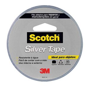 Scotch, 3M, Fita Silver Tape, 45mm x 25m