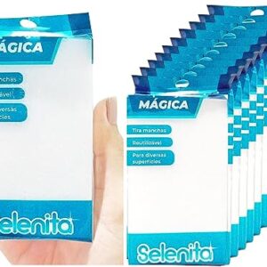 Kit 10 Esponja Mágica Remove Tira Mancha Bucha Limpa Parede Tenis Chao