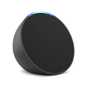 Echo Pop (Última geração) | Smart speaker compacto com som envolvente e Alexa | Cor Preta