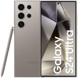Smartphone Samsung Galaxy S24 Ultra 6,8" Galaxy AI 256GB Titânio Cinza 5G 12GB RAM Câm. Quádrupla 200MP + Selfie 12MP Bateria 5000mAh Dual Chip - Galaxy S24 Ultra