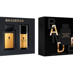 Kit Perfume Masculino Antonio Banderas The Golden Secret Eau de Toilette com Desodorante - Kit de Perfume