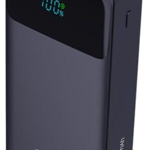 ELG, PB200BK, Power Bank Pro 20000mAH, Bateria Portátil Universal, Carga Rápida, Display Indicador, Entradas Micro USB e USB-C, 2 Portas USB-A, Preto