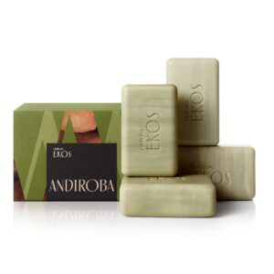Sabonete em Barra Puro Vegetal Cremoso Ekos Andiroba 4 un de 100 g